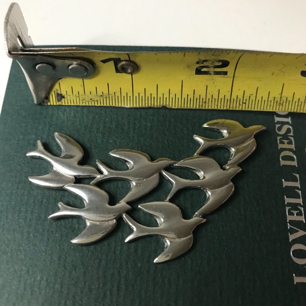 Lovell Designs Pewter Skydancers Pin New in Box - Picture 5 of 7